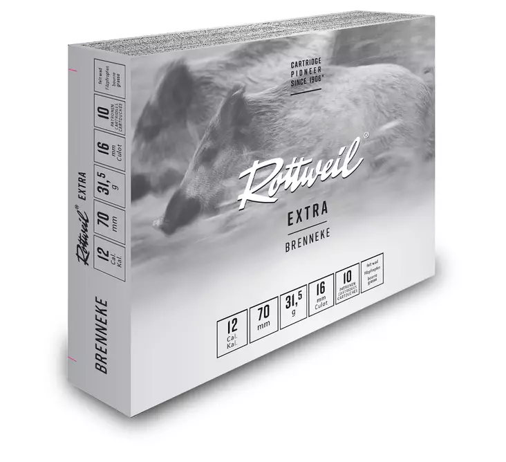 Rottweil Brenneke 12/70 31,5g Täyteinen - 12 cal. täyteiset haulikonpatruunat - 4000294320637 - 2