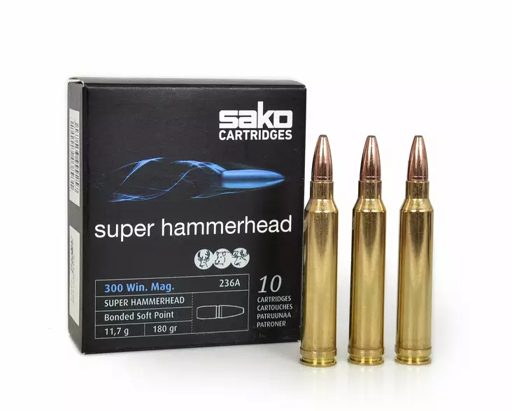 Sako .300 Win. Mag. Super Hammerhead 11.7g - Muut kiväärinpatruunat - 6438053999257 - 2