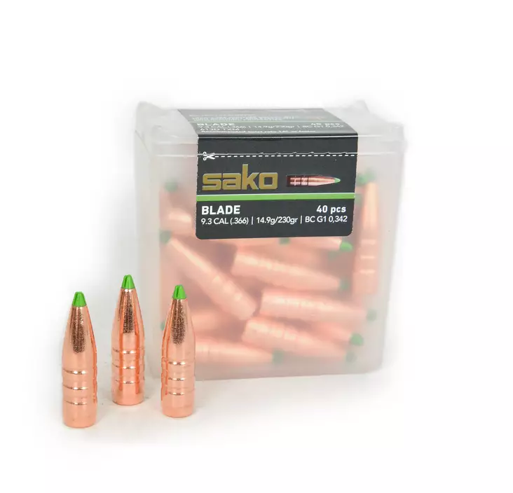 Sako 9,3 mm Blade 14,9g luoti - Luodit .30 kaliiperi - 6438053157497 - 1