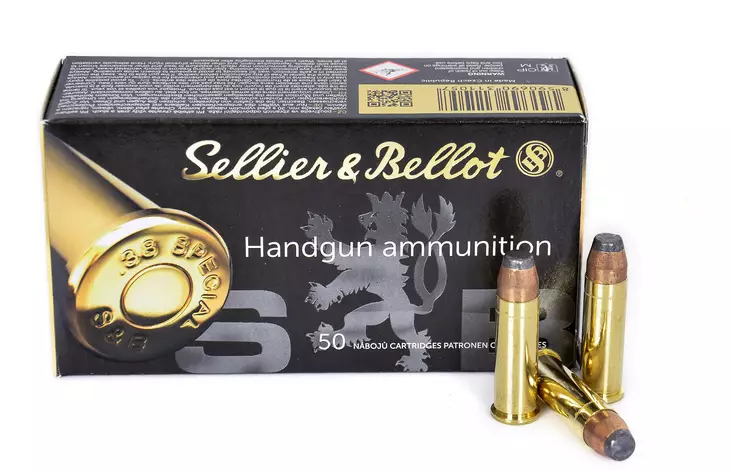 Sellier & Bellot .38 Special SP 10,25g - Revolverinpatruunat .38 /.357 - 8590690311057 - 1