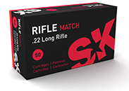 SK .22 LR Rifle Match 2,59g 315m/s - .22 LR pienoiskiväärinpatruunat - 4023045421087 - 2