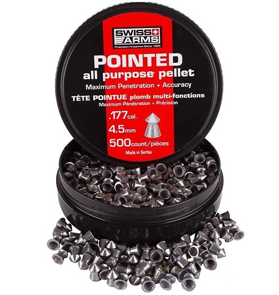 Swiss Arms Pointed pellets 4,5mm - 4,5 mm luodit - 3559960530067 - 1