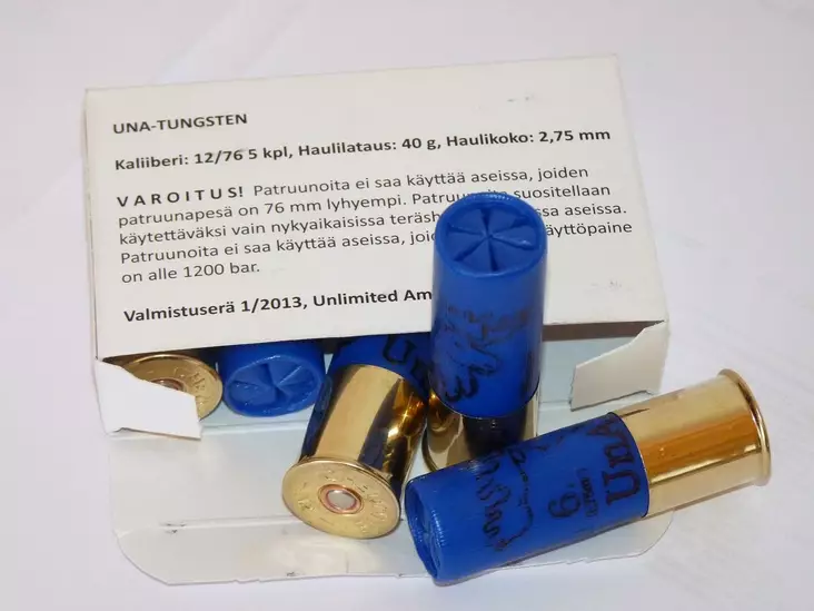 UnA-Tungsten 12/70 32g 2,5 mm - 12 cal. muut haulikonpatruunat - 6430068624087 - 3