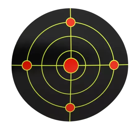 5etta Maalitaulu itseliimautuva 12cm 100kpl - Ampumataulut - 7333080058108 - 2