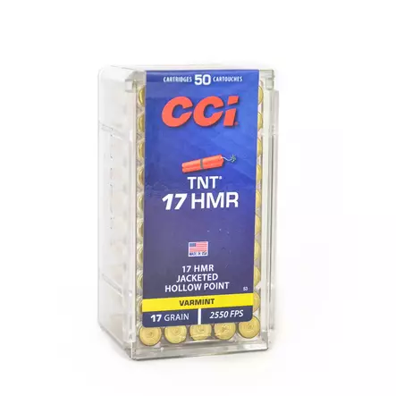 CCI 17 HMR 17gr TNT HP 50kpl - .17 HMR pienoiskiväärinpatruunat - 076683000538 - 1