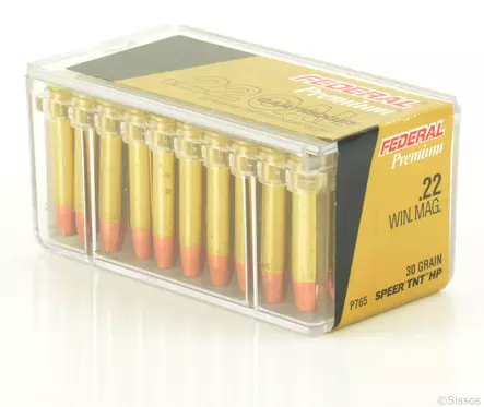 Federal premium .22mag Speer TNT HP 30gr - Muut pienoiskiväärinpatruunat - 029465056988 - 1