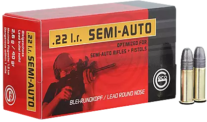 Geco .22lr Semi-Auto 2,6g 500 ptr/ltk - .22 LR pienoiskiväärinpatruunat - 0114000294185998 - 3