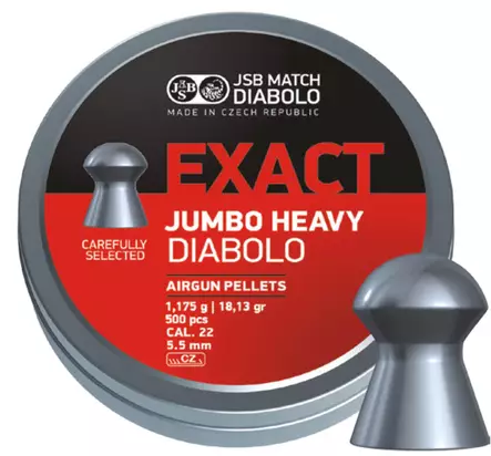 JSB Jumbo Exact Heavy 5,52mm 1,175g - 5,5 mm luodit - 8594180450608 - 1