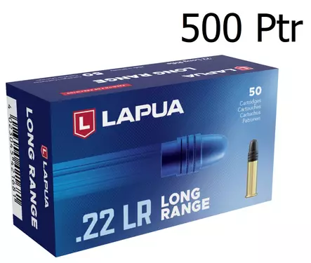 Lapua .22 LR Long Range 500 ptr - .22 LR pienoiskiväärinpatruunat - 4023045422688 - 1