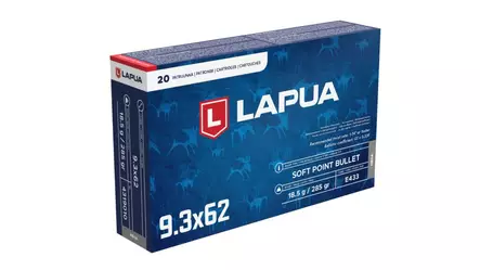 Lapua 9,3x62 Mega E433 18,5g - 9,3x62 kiväärinpatruunat - 6418267101998 - 3