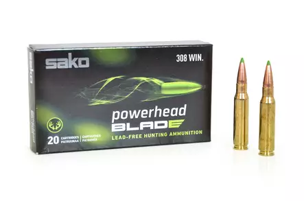 Sako .308 Win. Powerhead Blade 10,5 g - .308 Winchester kiväärinpatruunat - 6438053141328 - 5