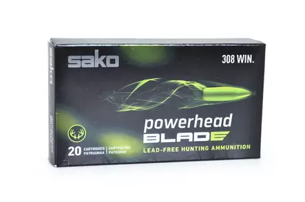 Sako .308 Win. Powerhead Blade 10,5 g - .308 Winchester kiväärinpatruunat - 6438053141328 - 4