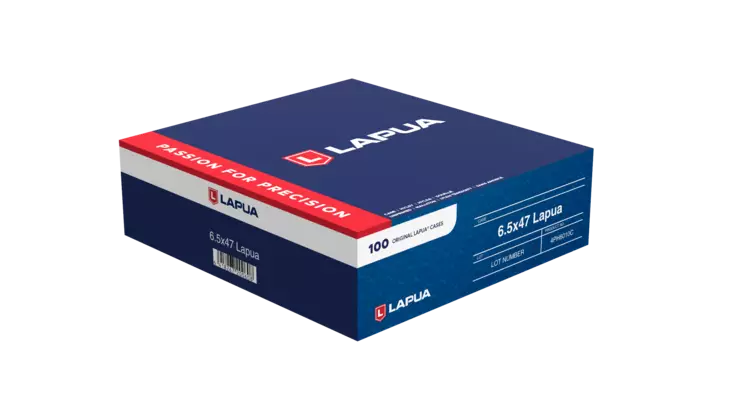Lapua 6,5x47 hylsy, rasiapakattu, 100kpl - Lataustarvikkeet - 6418267200608 - 1