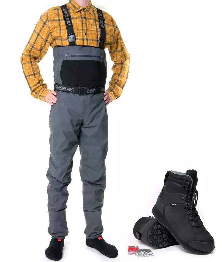 Guideline Kaitum XT kahluuhousut ja Guideline Kaitum kahluukengät -kahluupaketti - Kahluuhousu + kenkä -tarjouspaketit - KaitumSKaitum8 - 1