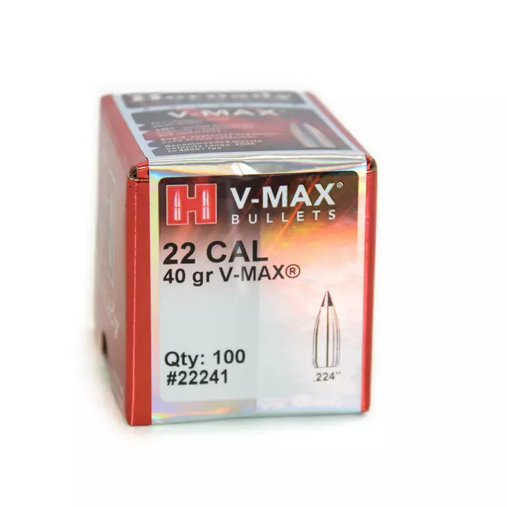 Hornady .224 V-Max 40gr luoti - Luodit muut kaliiperit - 090255222418 - 2