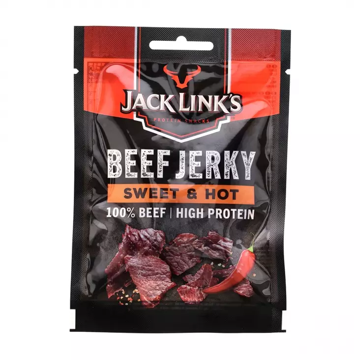 Jack Link´s Beef Jerky Sweet & Hot - Retkiruokailu - 4251097402918 - 1