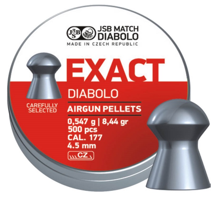 JSB Exact 4,50mm 0,547g - 4,5 mm luodit - 8594180450028 - 2