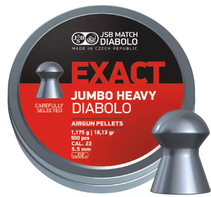 JSB Jumbo Exact Heavy 5,52mm 1,175g - 5,5 mm luodit - 8594180450608 - 1