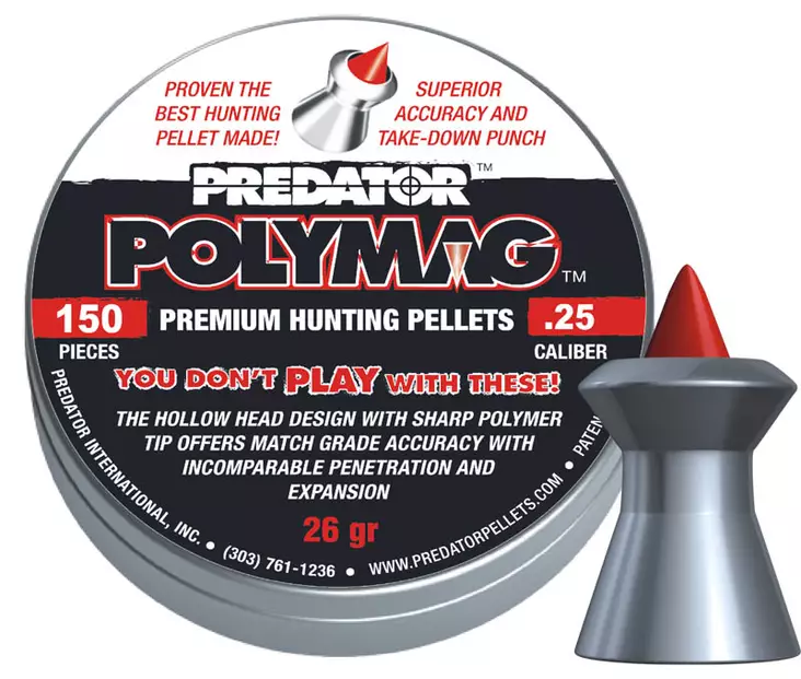 JSB Predator Polymag 6,35mm 1,68g - 6,35 mm luodit - 8594180450738 - 1