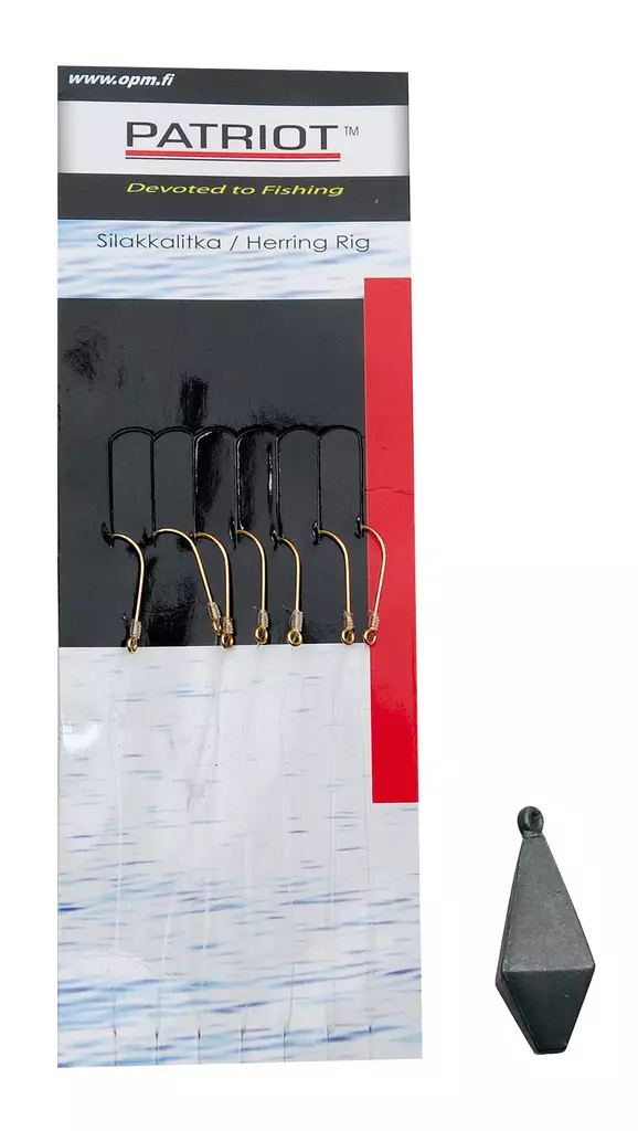 Patriot silakkalitka #6, 7kpl, kulta - Lukot, leikarit, perukkeet, pientarvike - 6417512520188 - 1