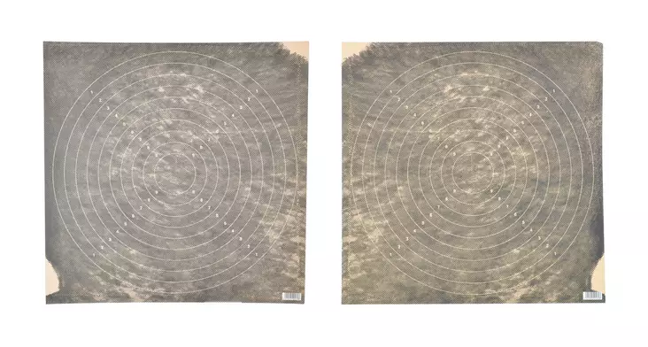 Pienoishirvitaulu keskiö 46 pari (2kpl) - Ampumataulut - 6410362404608 - 1