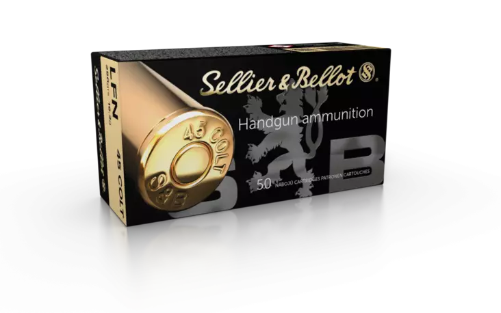 S&B .45 Colt LFN 16,2g / 250gr 50kpl - Muut pistoolin ja revolverin patruunat - 8590690311798 - 1