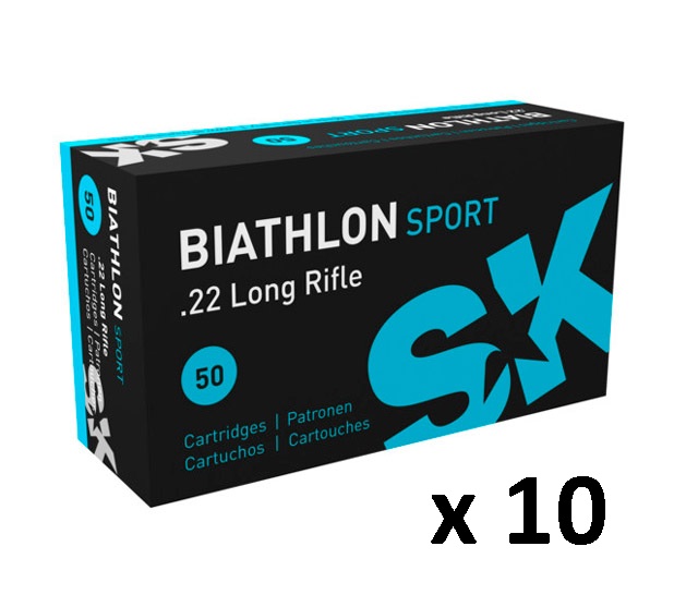 SK .22 LR Biathlon Sport 2,59g 337 m/s - .22 LR pienoiskiväärinpatruunat - 4023045422138 - 2