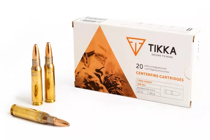 Tikka Forest 308 Win 11,7 g Soft Point - .308 Winchester kiväärinpatruunat - 6438053111208 - 1
