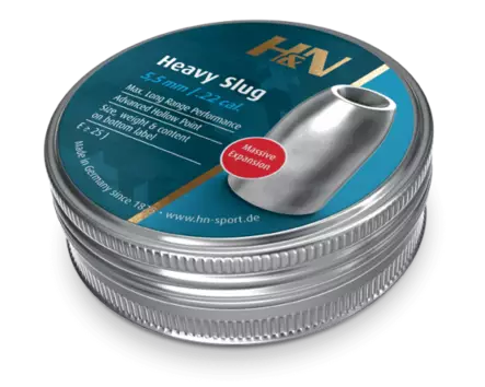 H&N Heavy Slug HP .217 cal 5,5mm 2,46g - 5,5 mm luodit - 4047058022499 - 1