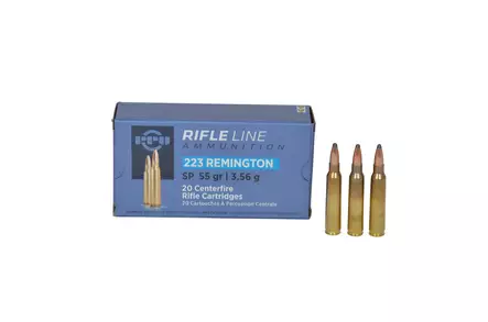 PPU .223 Rem. Soft Point 3,56 g - .223 Remington kiväärinpatruunat - 8605003812319 - 1