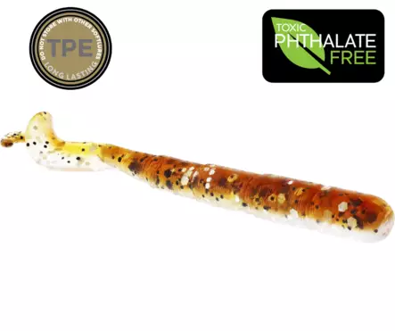 Westin Ned Worm Curltail 5cm Clear Water Mix - Jigit - 5707549514429 - 1