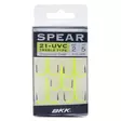 BKK 21-UVC Spear Treble UV-Chartreuse kolmihaarakoukku - Lukot, leikarit, perukkeet, pientarvike - 6941780919479 - 2