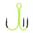BKK 21-UVC Spear Treble UV-Chartreuse kolmihaarakoukku - Lukot, leikarit, perukkeet, pientarvike - 6941780919479 - 1