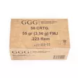GGG .223 Rem. FMJ 3,56 g - .223 Remington kiväärinpatruunat - 4779032300209 - 4