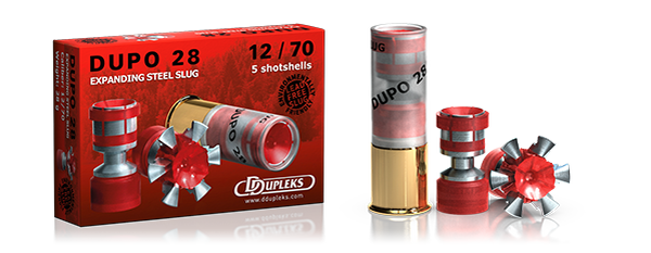 D Dupleks Dupo täyt. 28 g 12/76 - 12 cal. täyteiset haulikonpatruunat - 4751007980159 - 1