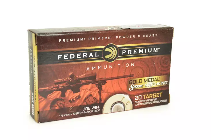 Federal .308 Win BTHP 11,34g - .308 Winchester kiväärinpatruunat - 029465091729 - 1