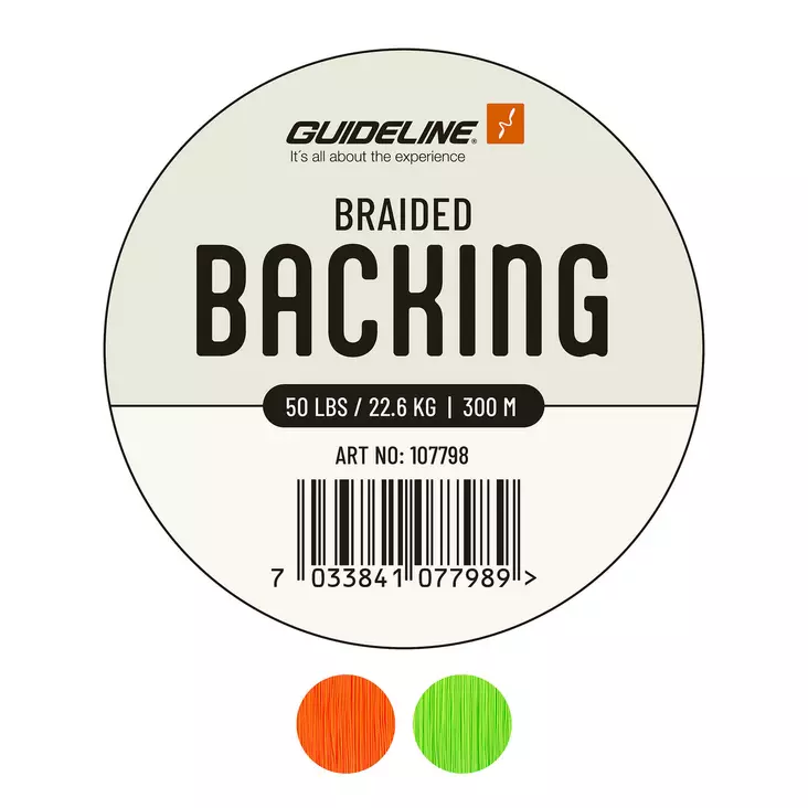 Guideline Braided Backing 50lbs 300m perhokelan pohjasiima - Pohjasiimat - 7033841077989 - 1