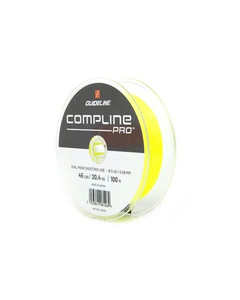 Guideline Compline Pro 45lbs 100m Yellow juoksusiima - Juoksusiimat - 7033841081269 - 1