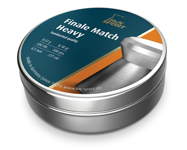 H&N Finale Match Heavy 4,49 mm 0,53g - 4,5 mm luodit - 4047058019239 - 1