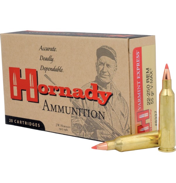 Hornady .22-250 Rem Superforce Vmax 3,2g - Muut kiväärinpatruunat - 090255833669 - 1