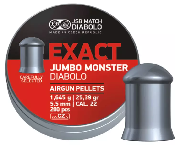 JSB Jumbo Exact Monster 5,52mm 1,645g - 5,5 mm luodit - 8594180450639 - 1