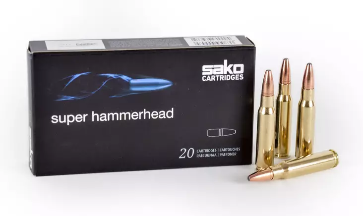 Sako .308 Win. Super Hammerhead 11,7 g - .308 Winchester kiväärinpatruunat - 6438053999479 - 1