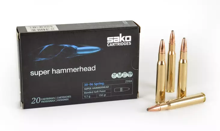 Sako 30-06 Sprg. Super Hammerhead 9,7 g - .30-06 Springfield kiväärinpatruunat - 6438053999349 - 2