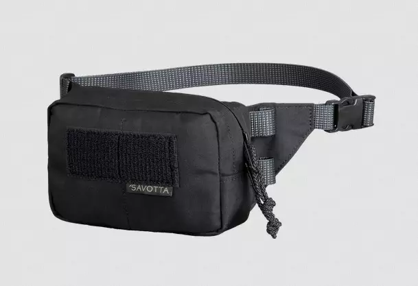 Savotta Kukkaro vyölaukku, Musta - Vyölaukut - 6419134207379 - 1