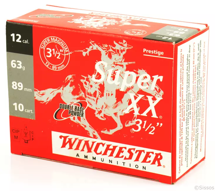 Winchester Super XX Magnum 12/89 63g 10/ras - 12 cal. muut haulikonpatruunat - 634957812869 - 1
