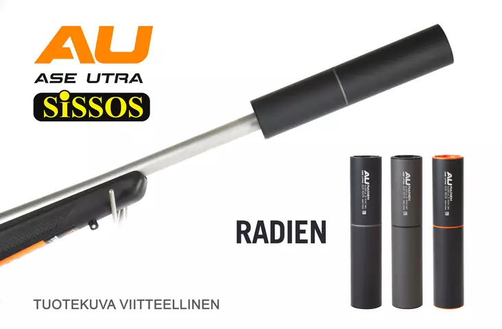 Ase Utra Radien .30 5/8x24" Black - 5/8x24 - AU2008B - 4