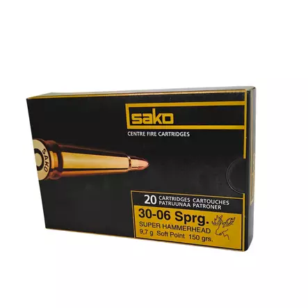 Sako 30-06 Sprg. Super Hammerhead 9,7 g - .30-06 Springfield kiväärinpatruunat - 6438053999349H - 1