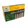 7x57 Sellier&Bellot SP 9,1g 20 kpl - Muut kiväärinpatruunat - 8590690340668H - 1