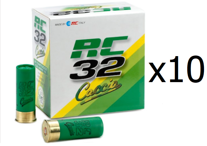 RC32 Caccia 12/70 32g #5 2,9mm 250ptr - 12/70 Lyijy haulikonpatruunat - 5012000018_10kpl - 1