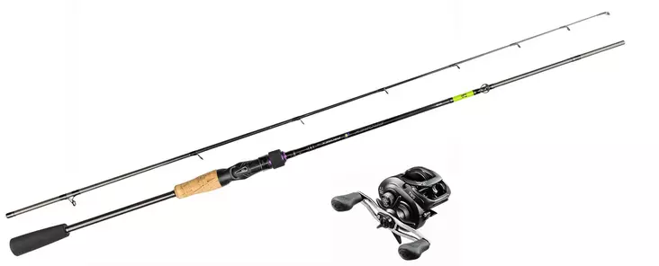 Daiwa Prorex S 244cm 120g + Daiwa Tatula 200 haukisetti - Virvelisetit - 5055545240settivas - 1